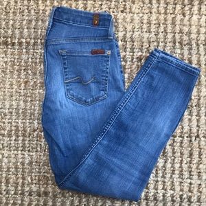 7 for all mankind cropped jeans